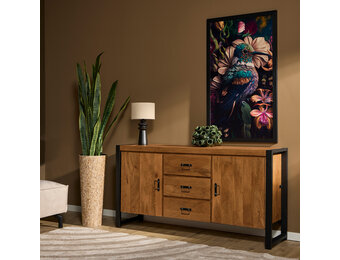 Starfurn - Dressoir Boaz - Bruin - 40x160x80 cm