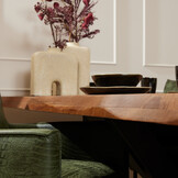 Starfurn - Boomstamtafel Boston - Bruin - 100x220x76 cm