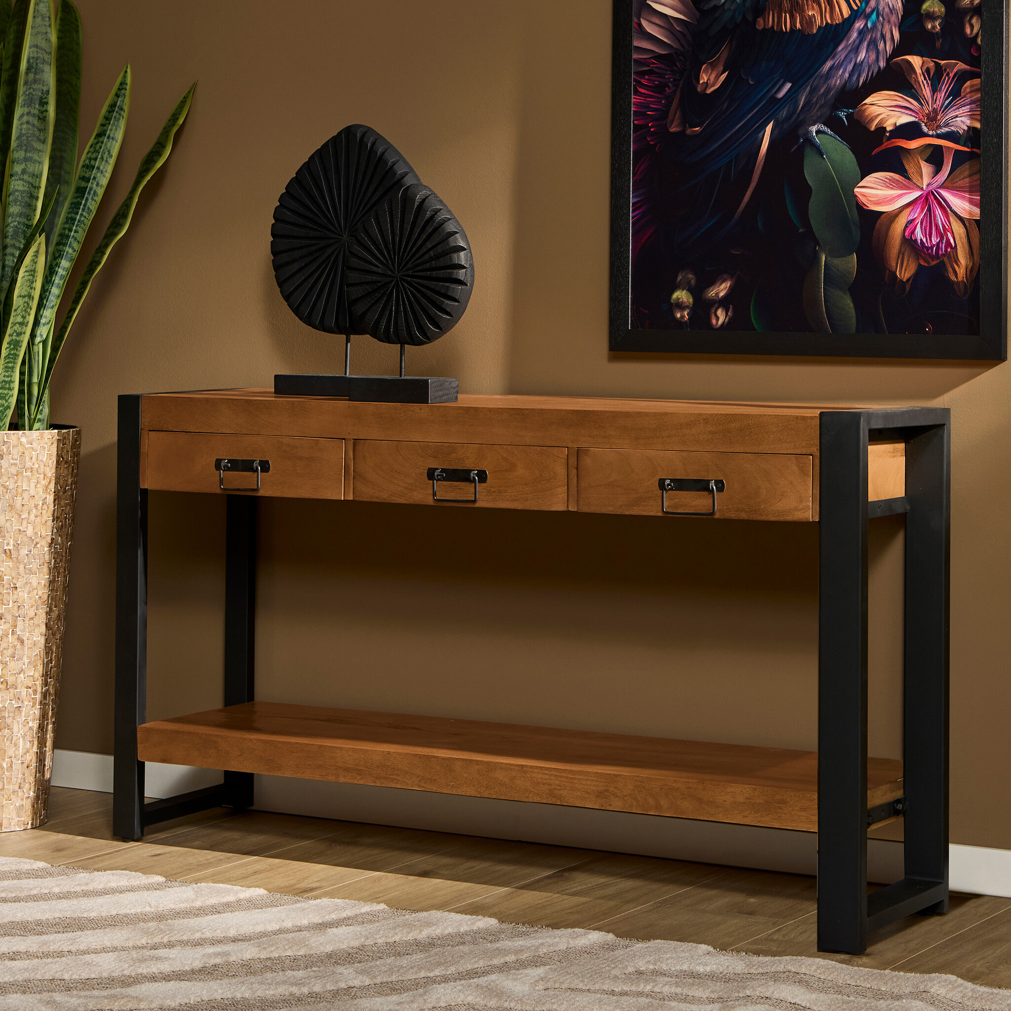 Starfurn - Sidetable Boaz - Bruin - 35x150x76 cm