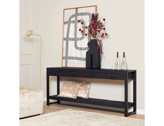 Starfurn - Sidetable Boaz - Zwart - 35x180x76 cm