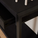 Starfurn - Sidetable Boaz - Zwart - 35x180x76 cm