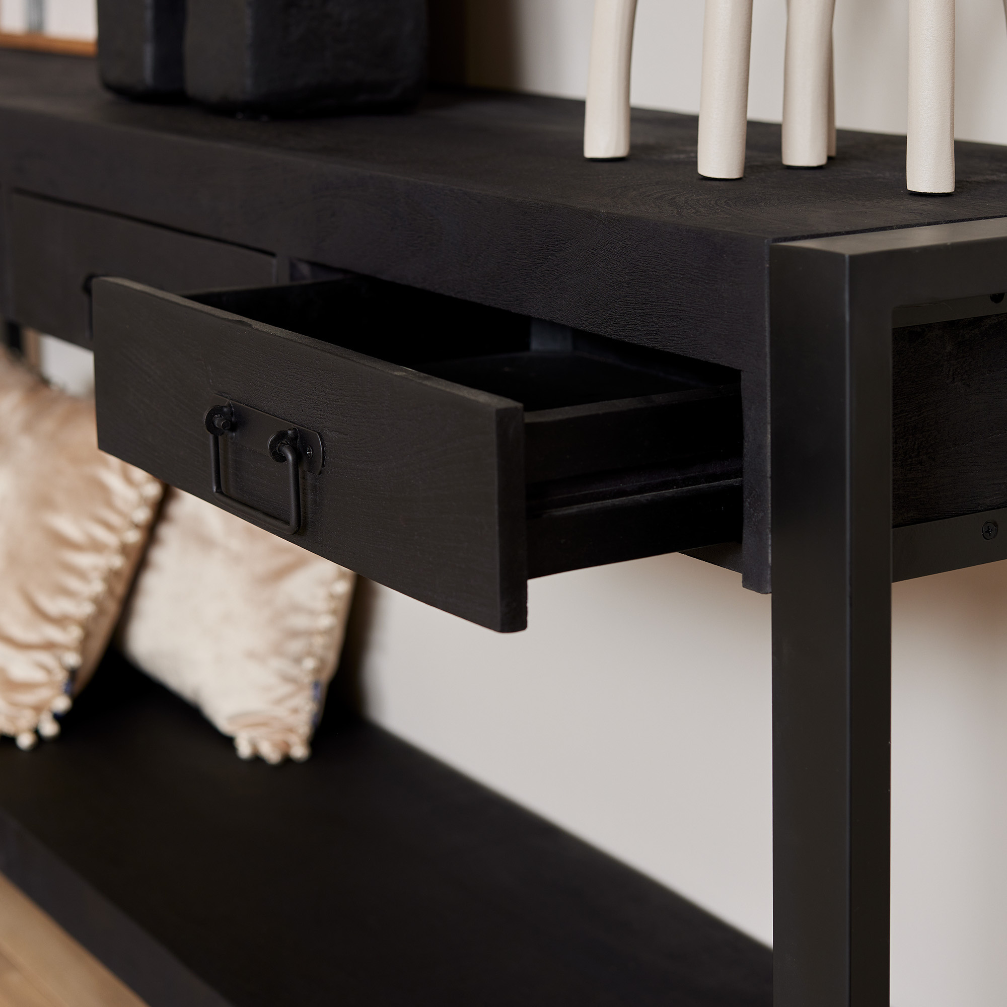 Starfurn - Sidetable Boaz - Zwart - 35x180x76 cm