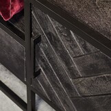 Starfurn - Tv meubel New York - Zwart - 45x210x50 cm