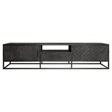 Starfurn - Tv meubel New York - Zwart - 45x210x50 cm