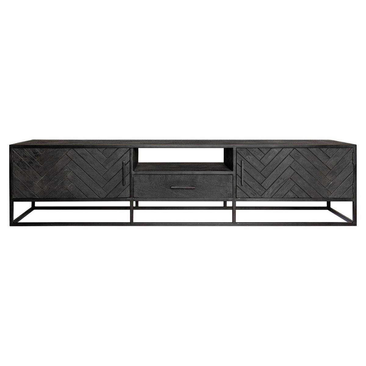 Starfurn - Tv meubel New York - Zwart - 45x210x50 cm