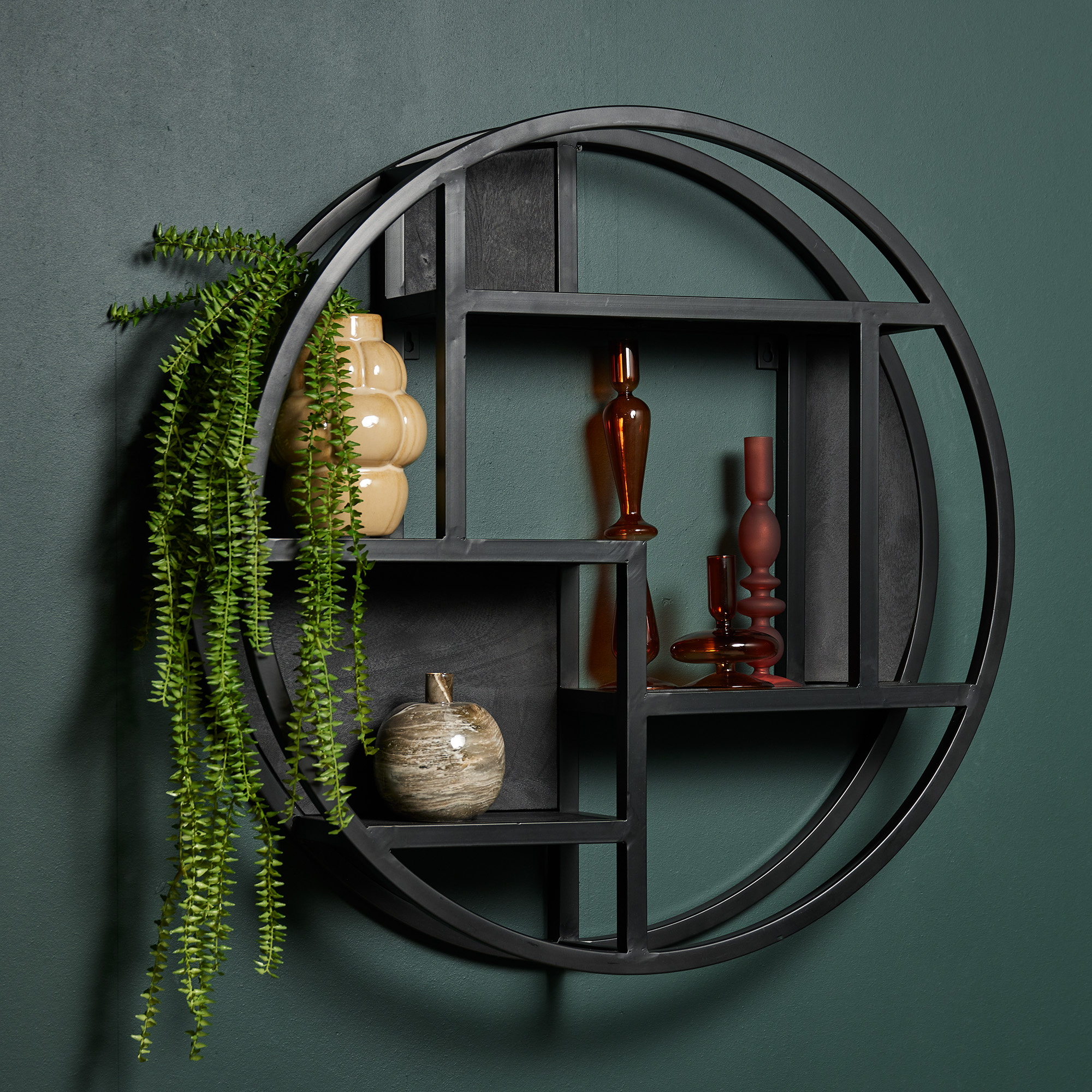 Starfurn - Wandrek New York - Zwart - 15x75x75 cm