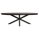 Starfurn - Eettafel Denver - Zwart - 100x210x76 cm
