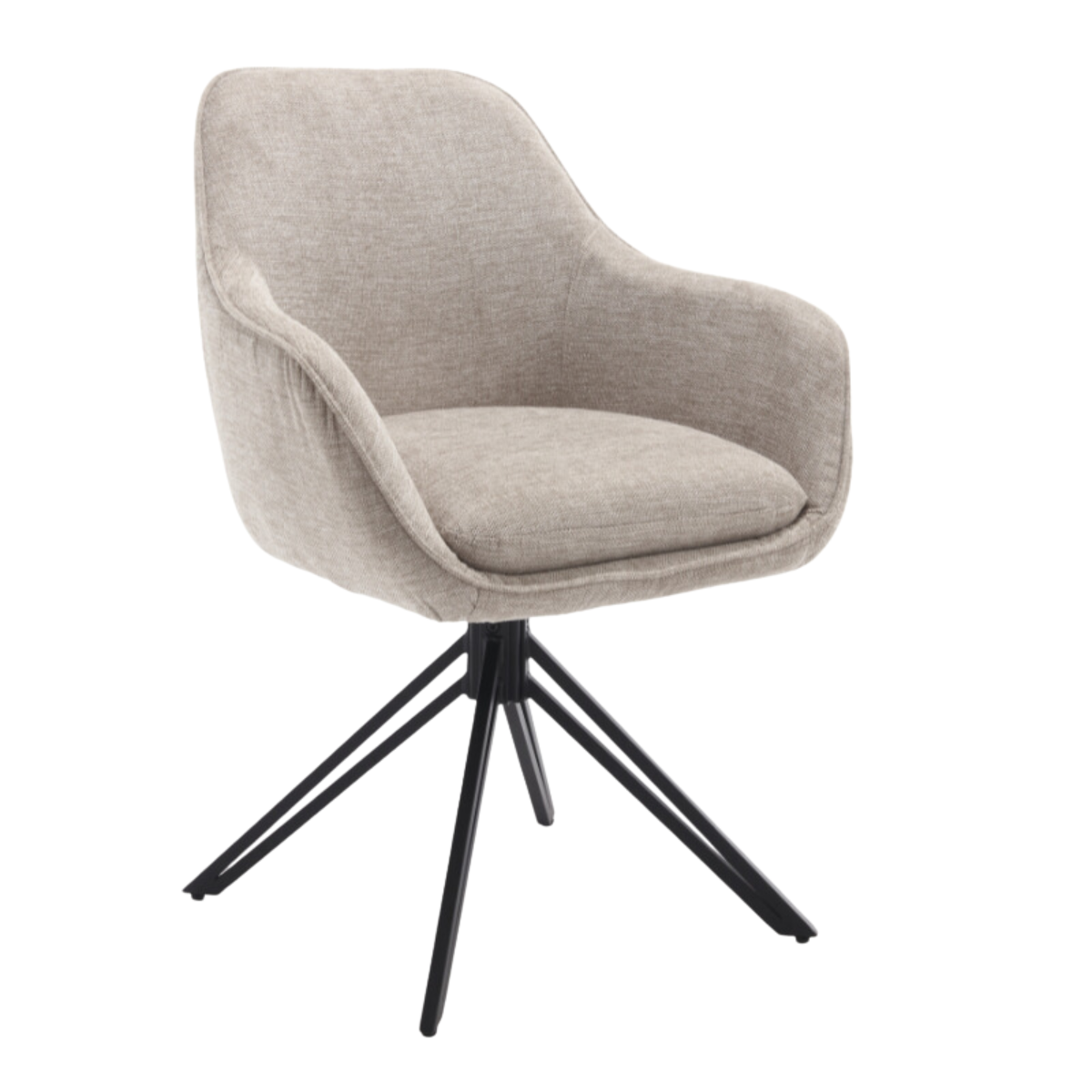 Starfurn - Eetkamerstoel Jens - Beige - 62x60x85 cm