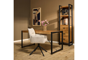 Starfurn - Eettafel Boaz - Bruin - 80x160x76 cm