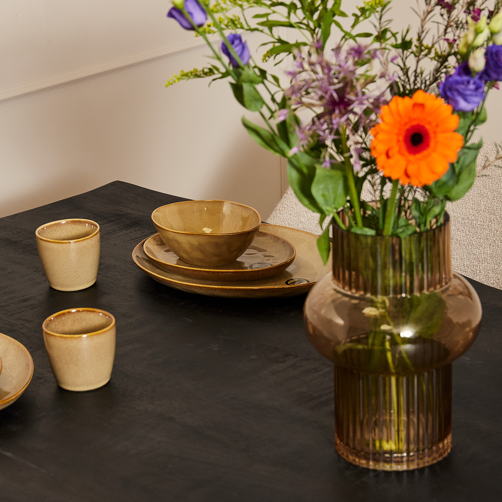 Starfurn - Boomstamtafel Boston - Zwart - 100x220x76 cm