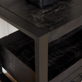 Starfurn - Tv meubel Boaz - Zwart - 45x180x60 cm