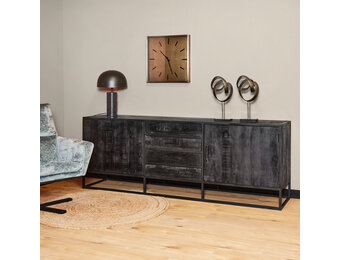 Starfurn - Dressoir Denver - Zwart - 45x210x75 cm