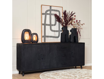 Starfurn - Dressoir Omaha - Zwart - 45x220x103 cm