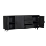 Starfurn - Dressoir Omaha - Zwart - 45x220x103 cm