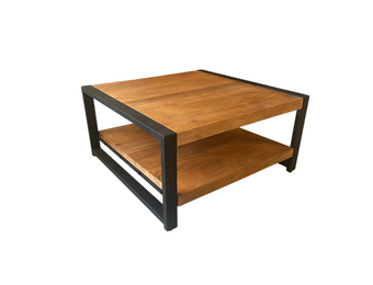 Starfurn - Salontafel Fin - Bruin - 80x80x40 cm