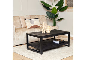 Starfurn - Salontafel Boaz - Zwart - 60x110x45 cm