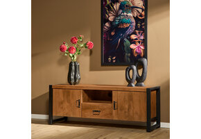 Starfurn - Tv meubel Boaz - Bruin - 45x150x55 cm