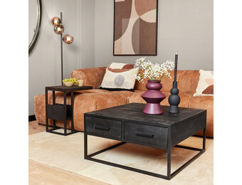 Starfurn - Salontafel Denver Black - 80 cm