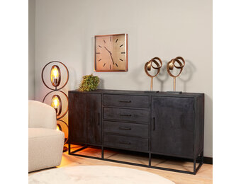 Starfurn - Dressoir Denver - Zwart - 45x165x85 cm