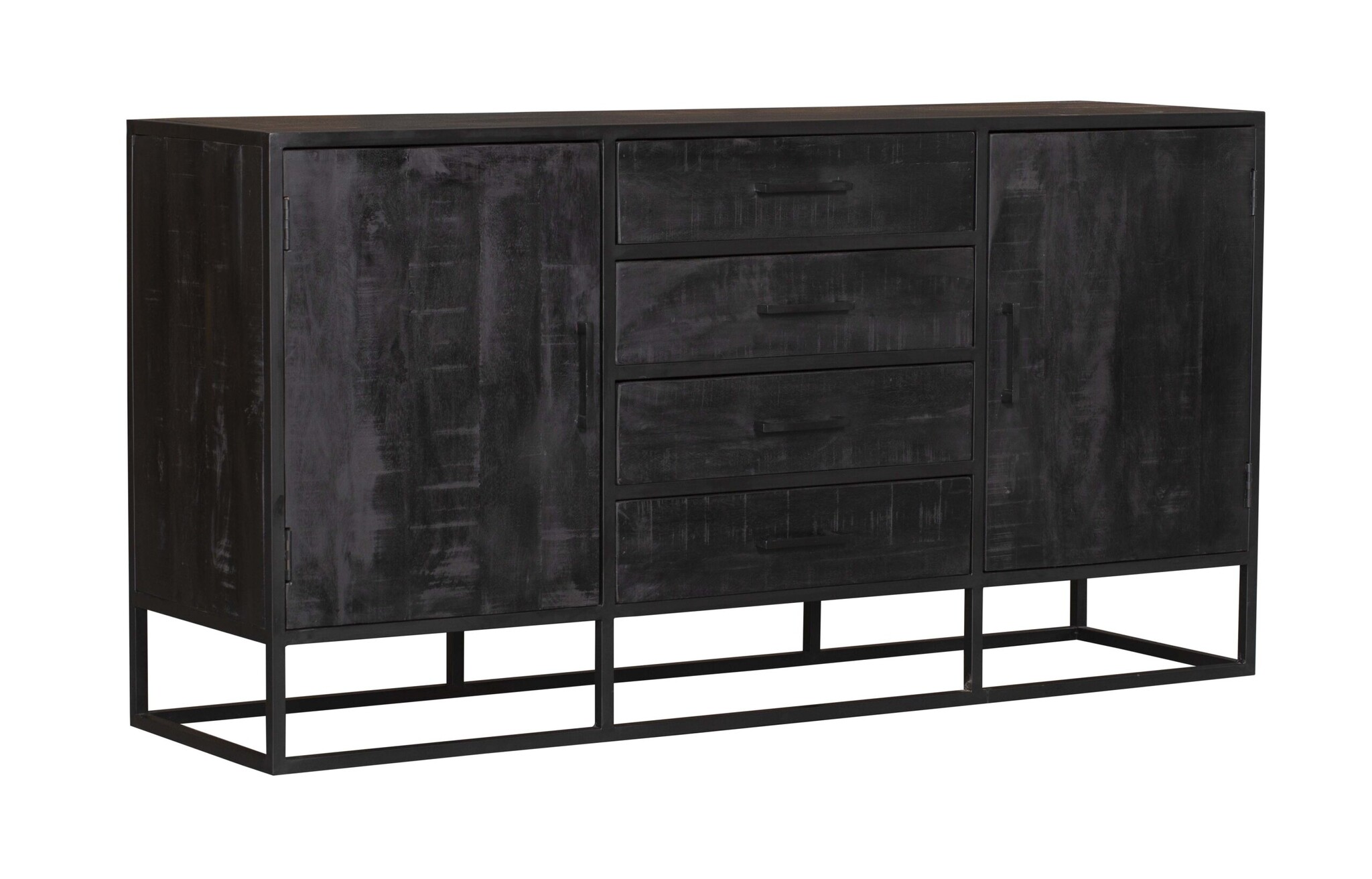Starfurn - Dressoir Denver - Zwart - 45x165x85 cm