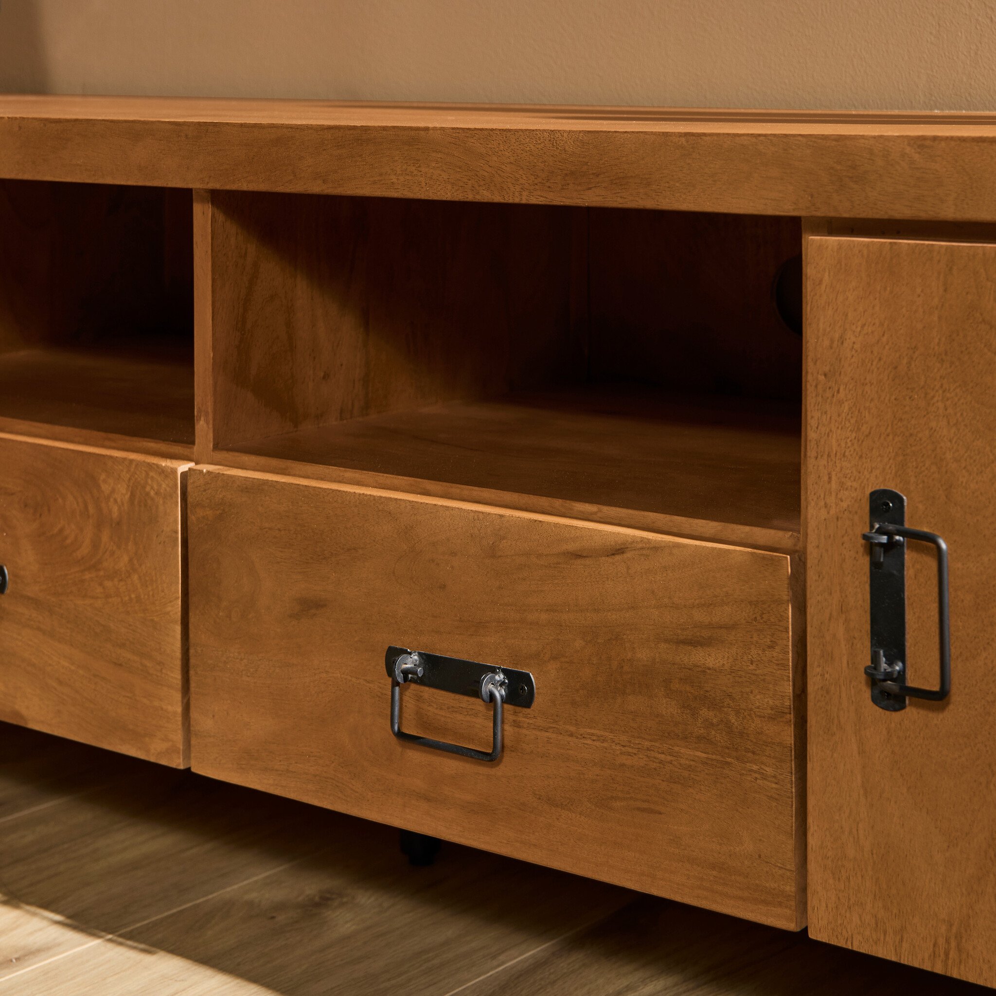 Starfurn - Tv meubel Boaz - Bruin - 45x200x55 cm