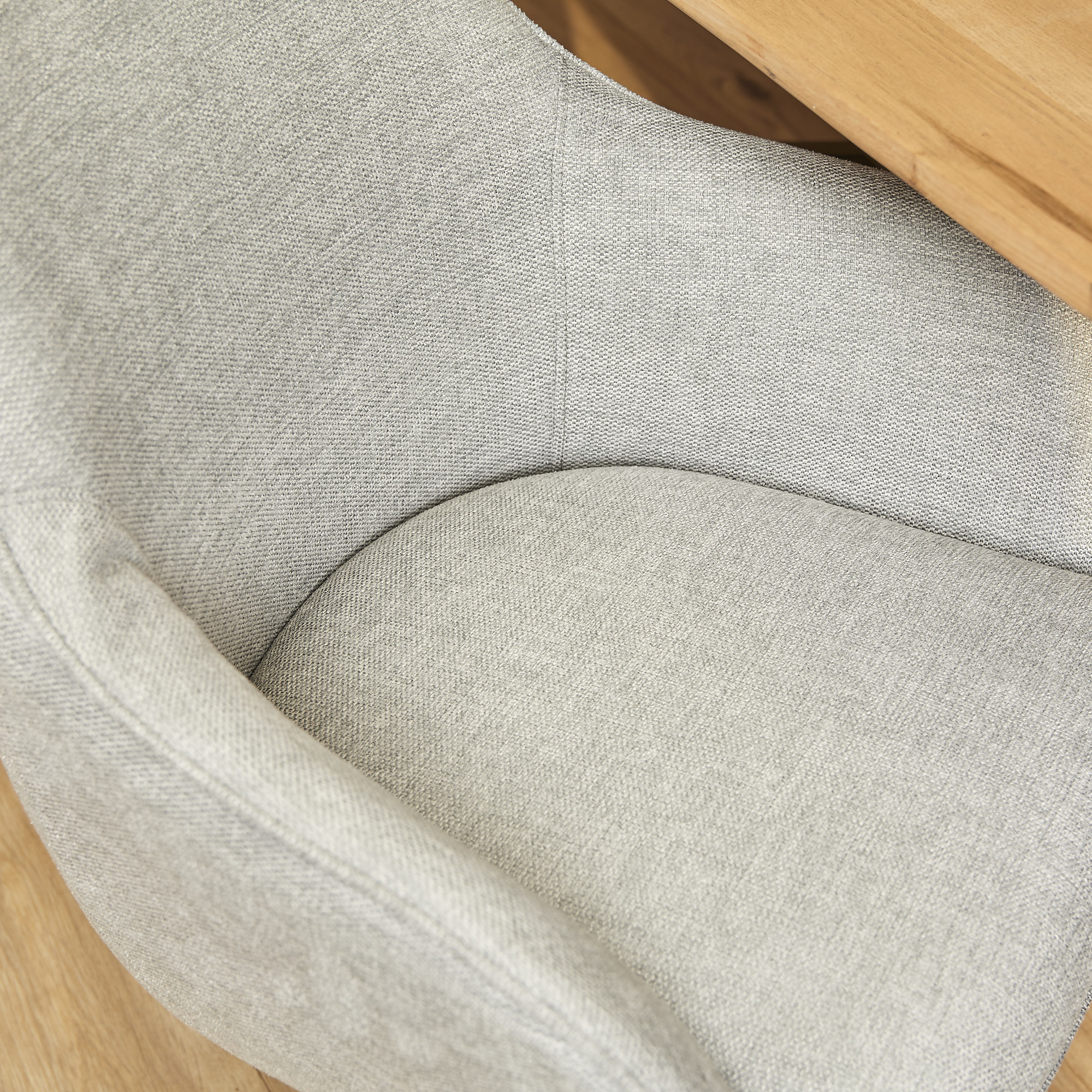 Starfurn - Eetkamerstoel Jens - Grijs - 62x60x85 cm