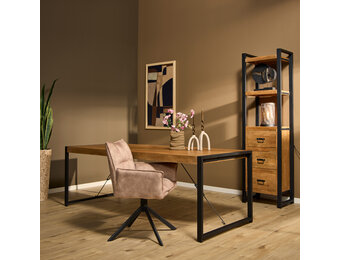 Starfurn - Eettafel Boaz - Bruin - 90x180x76 cm