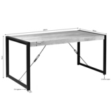 Starfurn - Eettafel Boaz - Bruin - 90x180x76 cm