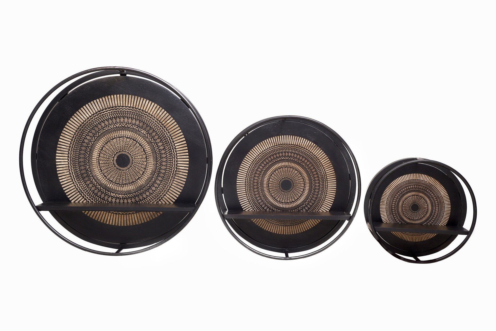 Starfurn - Wandrek Mae - Zwart - 68x68x20 cm