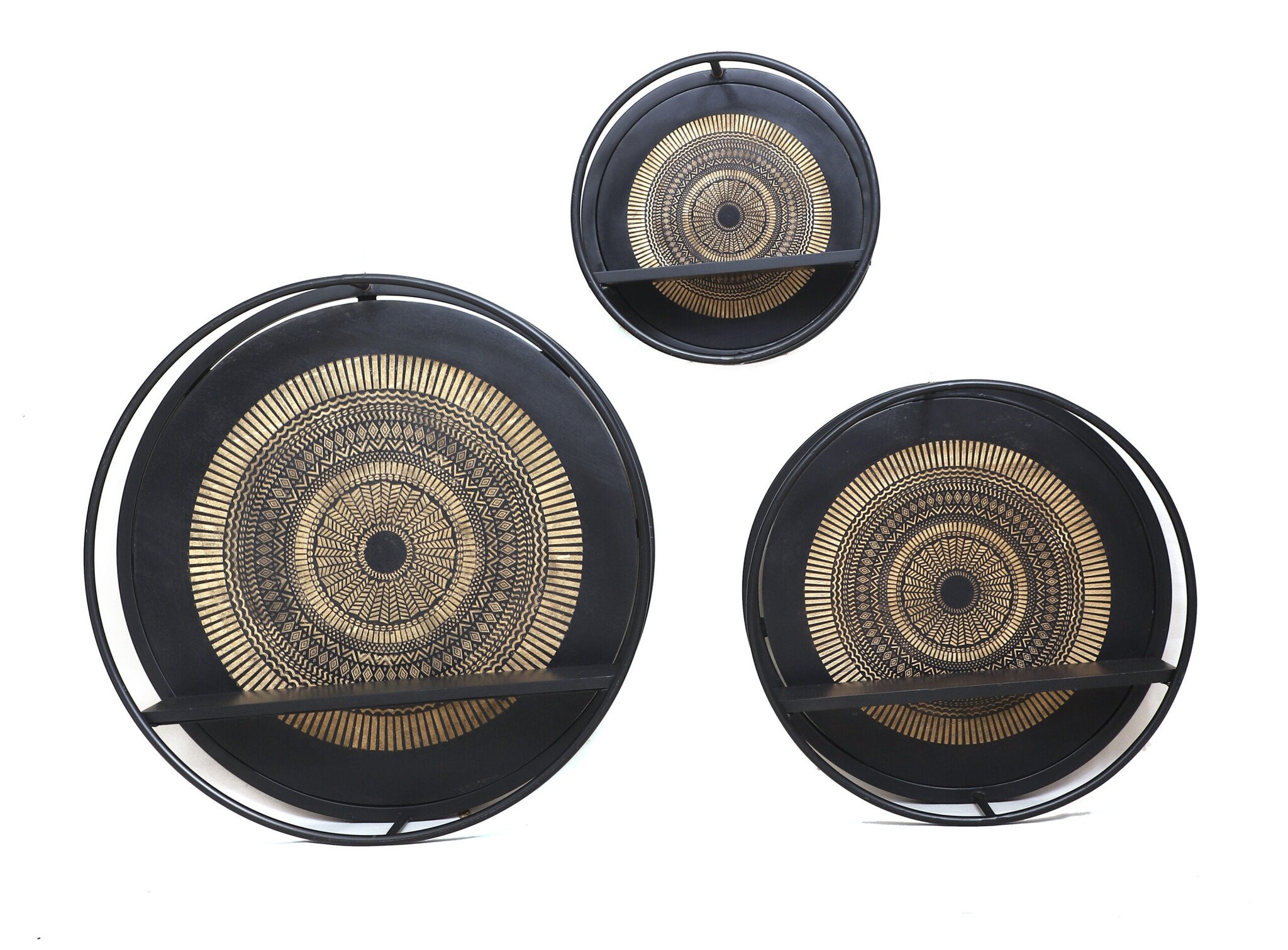 Starfurn - Wandrek Mae - Zwart - 68x68x20 cm