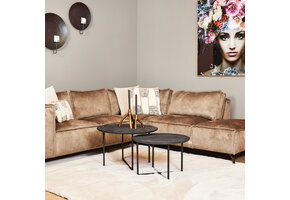 Starfurn - Salontafel Arlington - Zwart - 70x70x40 cm