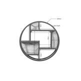 Starfurn - Wandrek Denver - Bruin - 75x75x16 cm