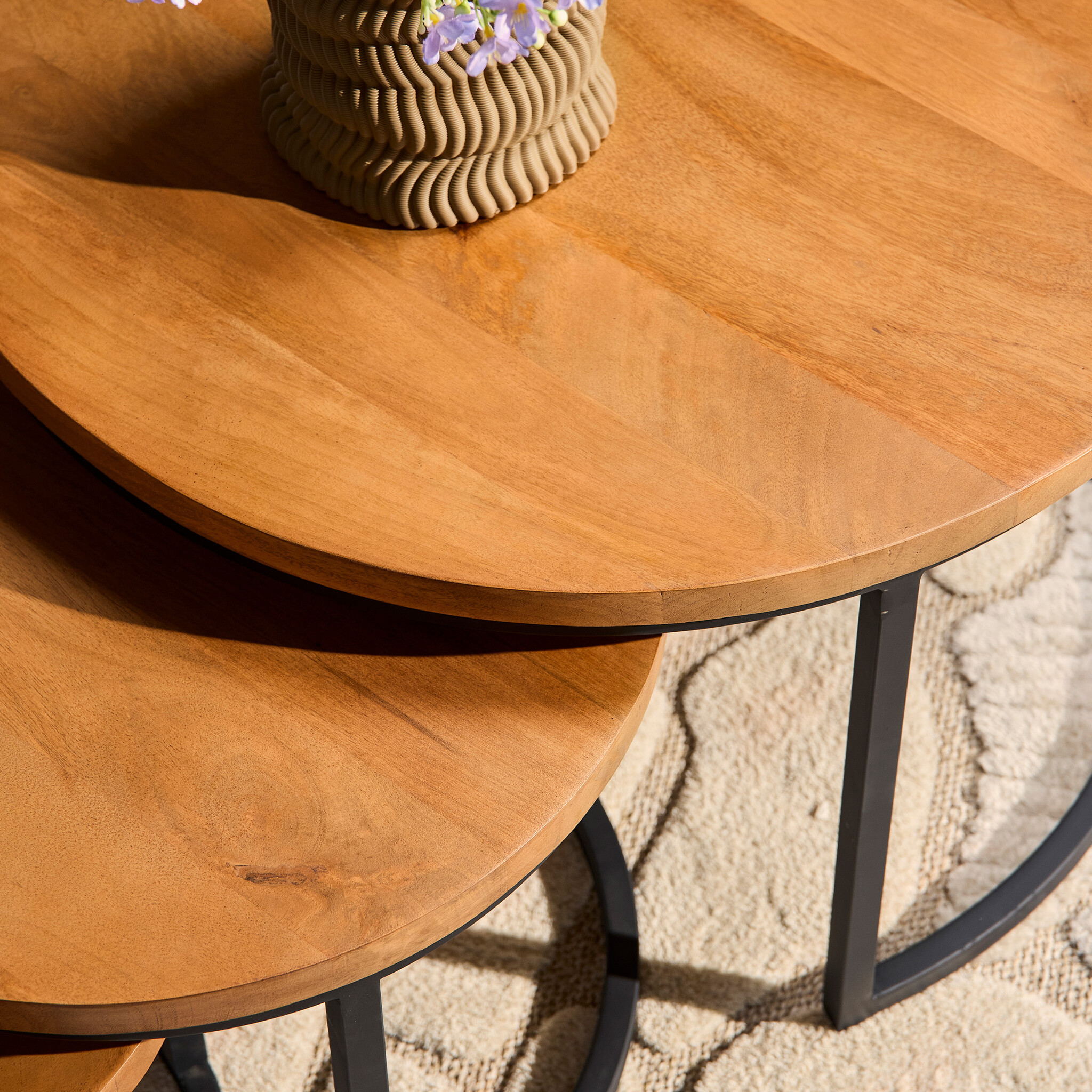 Starfurn - Salontafel Denver - Bruin - 70x70x45 cm