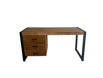 Starfurn - Bureau Fin - Bruin - 58x145x74 cm