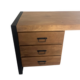 Starfurn - Bureau Fin - Bruin - 58x145x74 cm