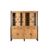 Starfurn - Vitrinekast Boaz - Bruin - 45x200x220 cm