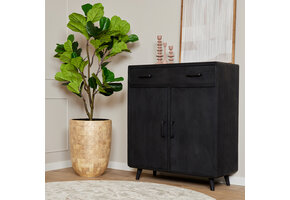 Starfurn - Kabinet Omaha - Zwart - 45x100x55 cm