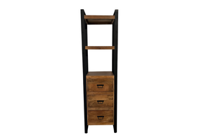 Starfurn - Boekenkast Fin - Bruin - 40x55x200 cm