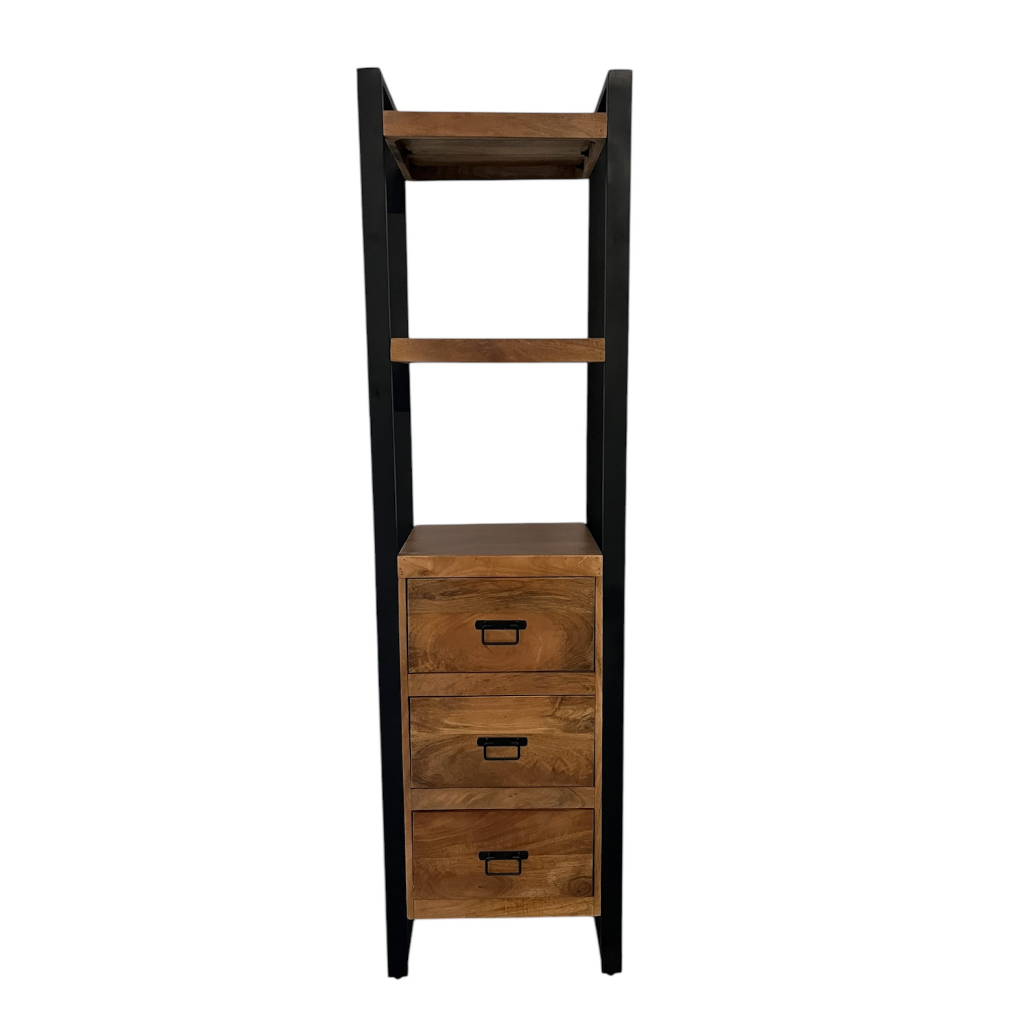 Starfurn - Boekenkast Fin - Bruin - 40x55x200 cm