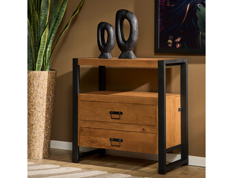 Starfurn - Ladenkast Boaz - Bruin - 40x80x80 cm