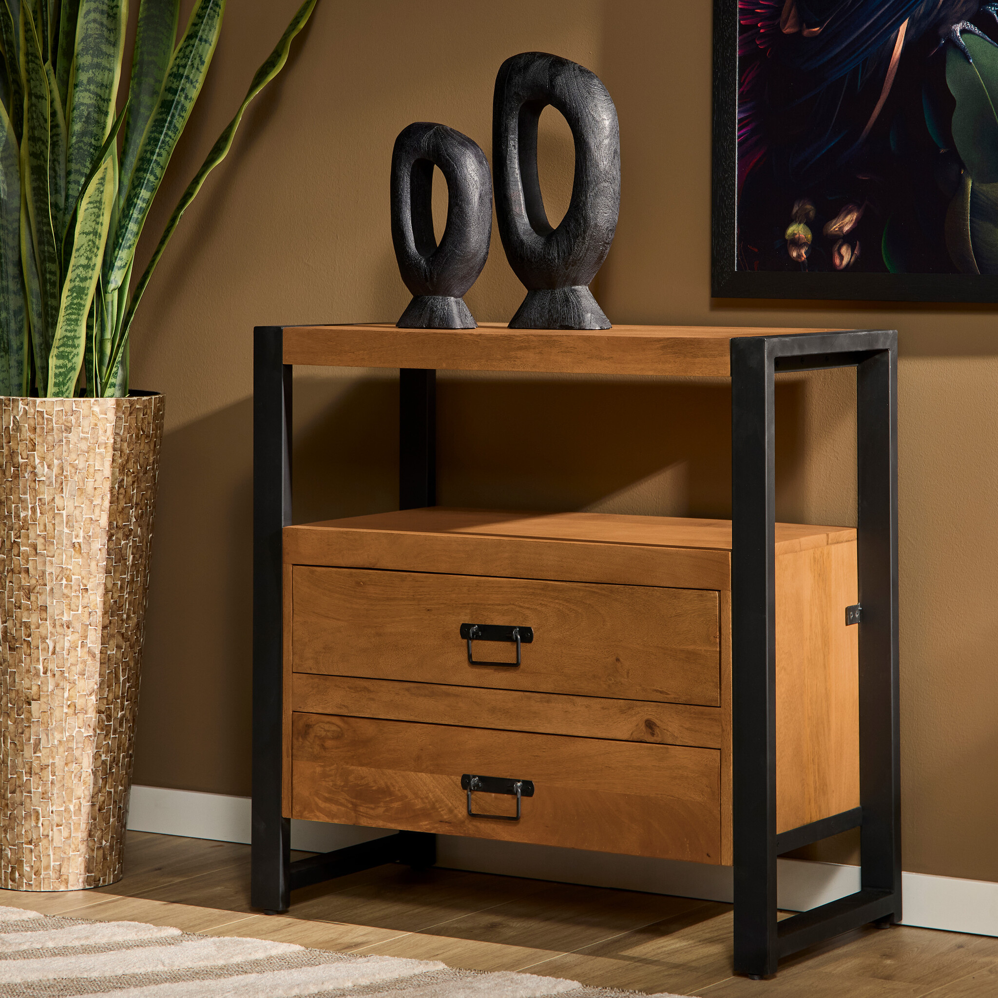 Starfurn - Ladenkast Boaz - Bruin - 40x80x80 cm