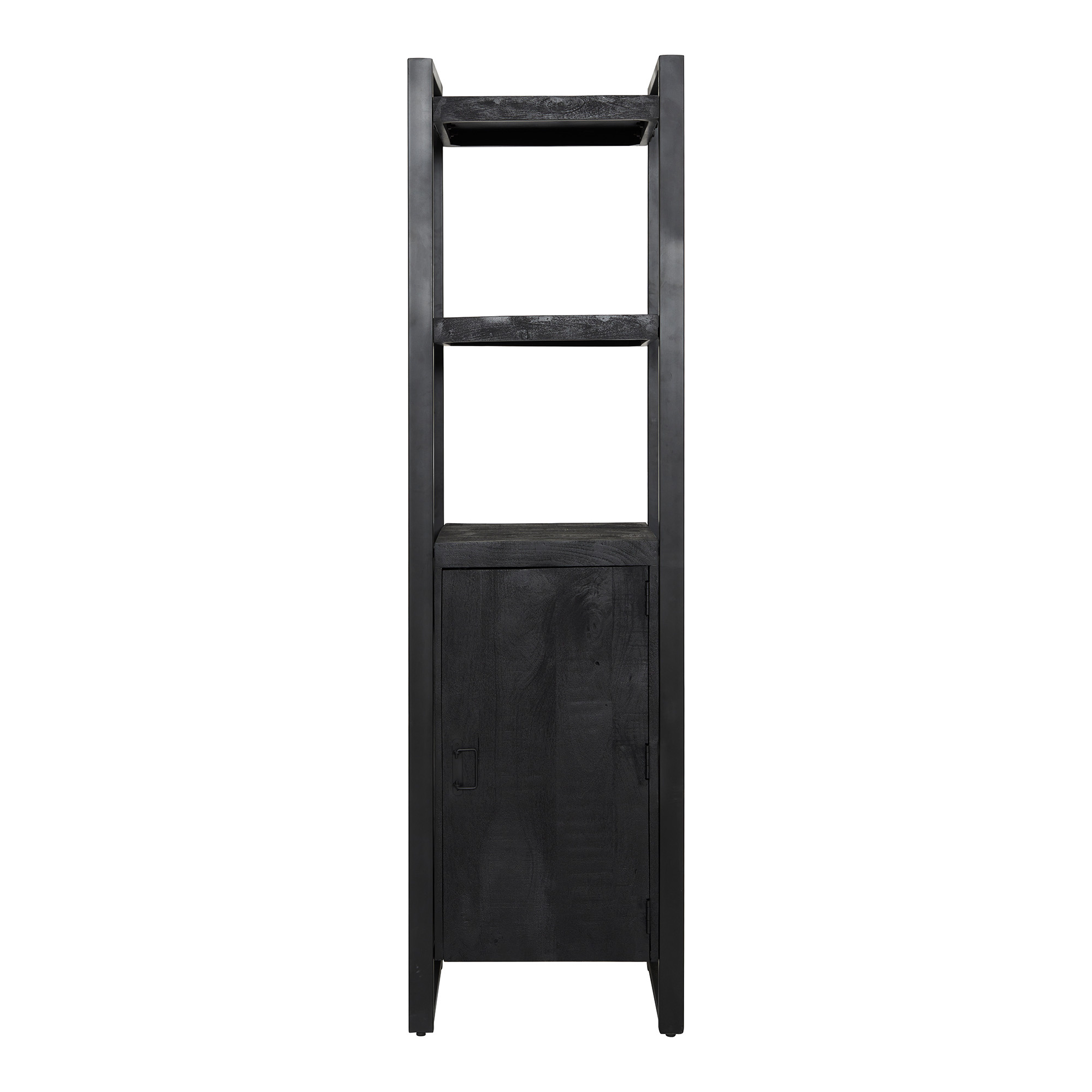 Starfurn - Boekenkast Boaz - Zwart - 40x55x200 cm