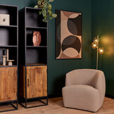 Starfurn - Boekenkast Oakland - Bruin - 40x50x200 cm