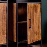 Starfurn - Boekenkast Oakland - Bruin - 40x50x200 cm