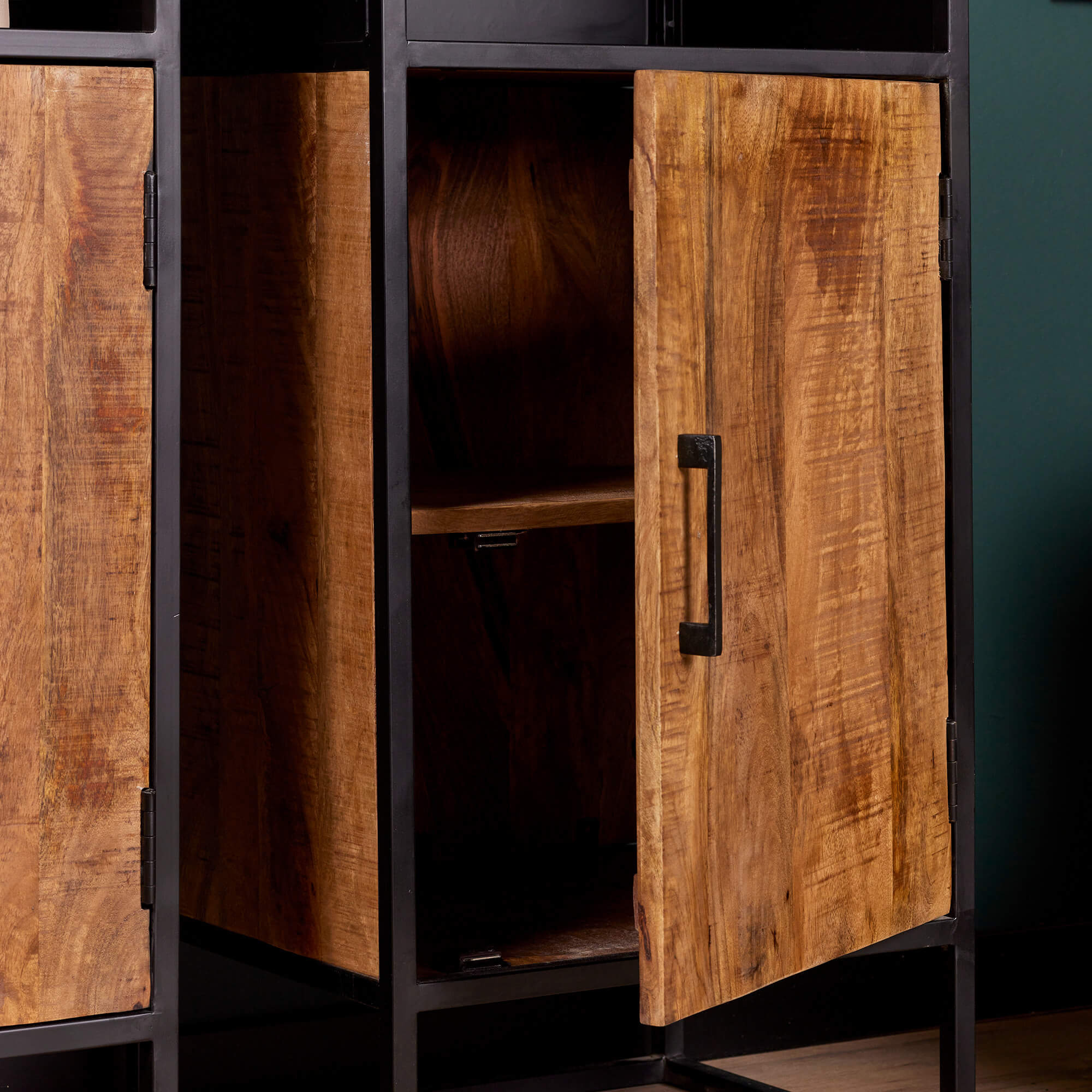 Starfurn - Boekenkast Oakland - Bruin - 40x50x200 cm