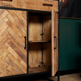 Starfurn - Kabinet Arlington - Bruin - 40x100x115 cm