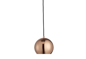 Frandsen - Hanglamp Ball - Bruin - 18x18x15cm