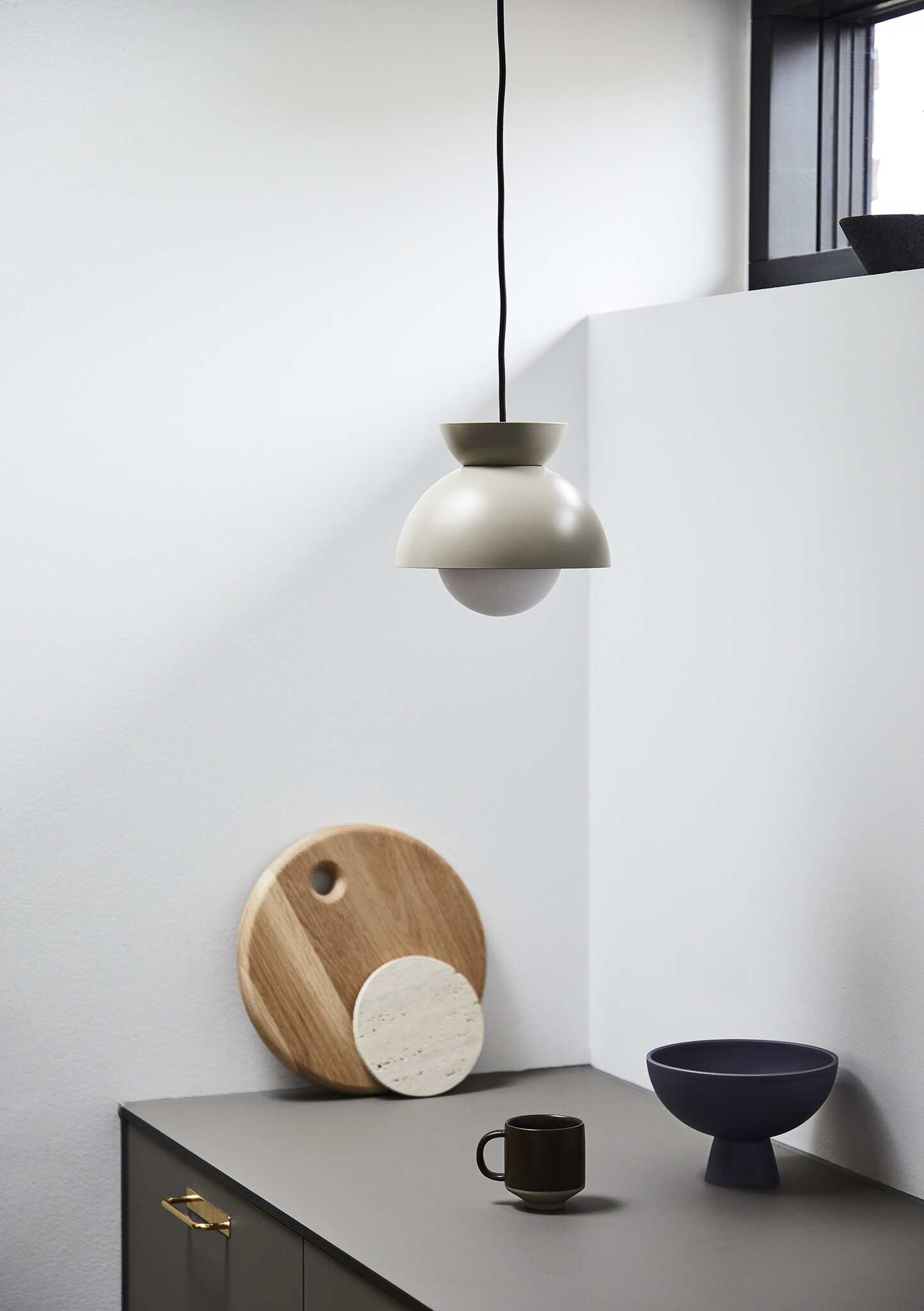 Frandsen - Hanglamp Butterfly - Grijs - 21x21x17cm