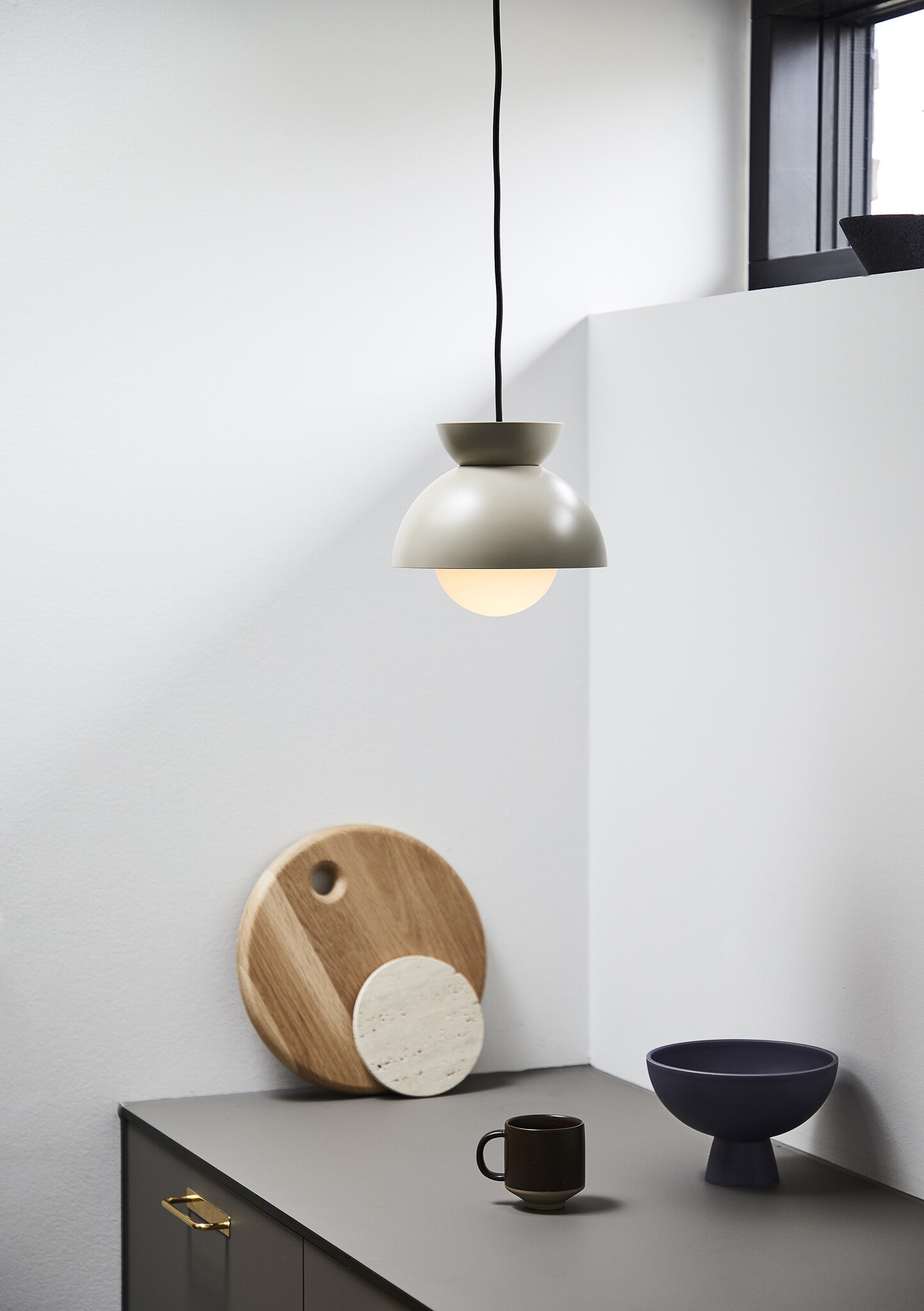 Frandsen - Hanglamp Butterfly - Grijs - 21x21x17cm