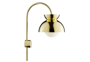 Frandsen - Wandlamp Butterfly - Goud - 32x21x48cm